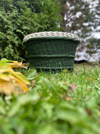 Кашпо из искусственного ротанга Чука 45 л